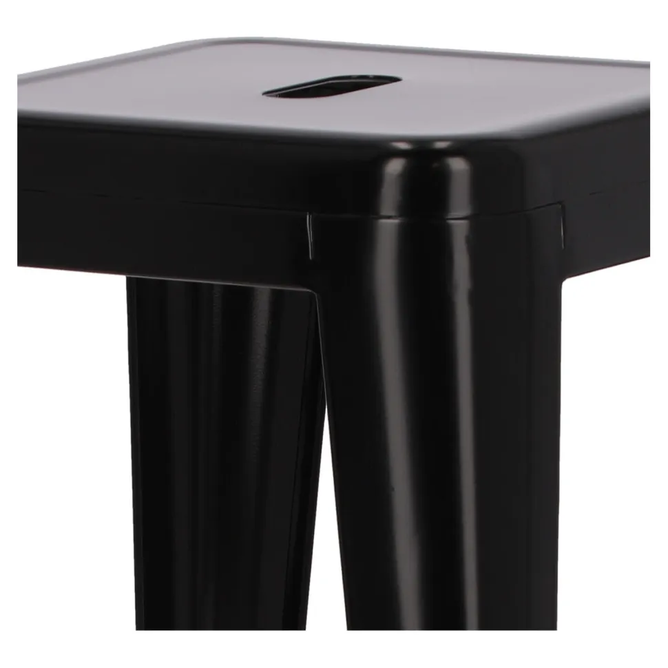 Hoker Paris 75cm. czarny insp. Tolix