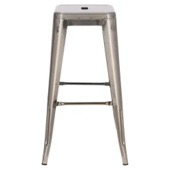 Hoker Paris 75cm. metaliczny insp. Tolix