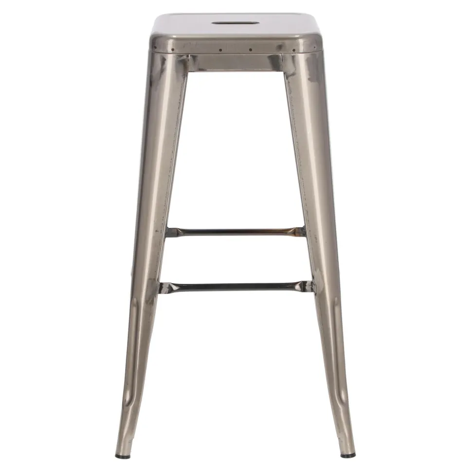 Hoker Paris 75cm. metaliczny insp. Tolix