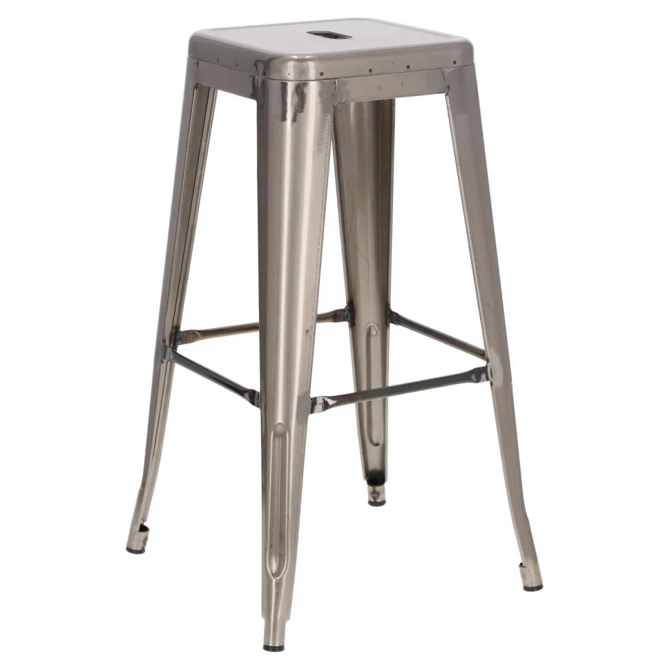 Hoker Paris 75cm. metaliczny insp. Tolix