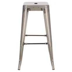 Hoker Paris 75cm. metaliczny insp. Tolix