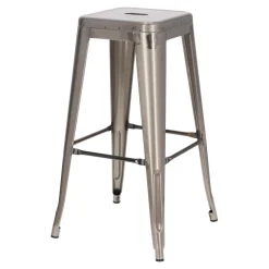 Hoker Paris 75cm. metaliczny insp. Tolix