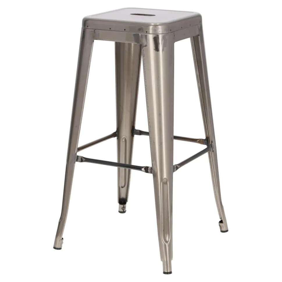 Hoker Paris 75cm. metaliczny insp. Tolix