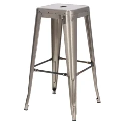 Hoker Paris 75cm. metaliczny insp. Tolix