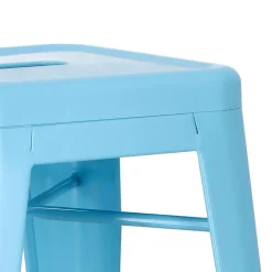 Hoker Paris 66cm niebieski inspirowany Tolix