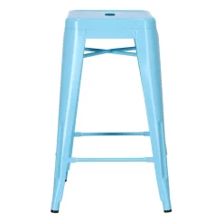 Hoker Paris 66cm niebieski inspirowany Tolix