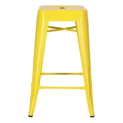 Hoker Paris 66cm żółty inspirowany Tolix