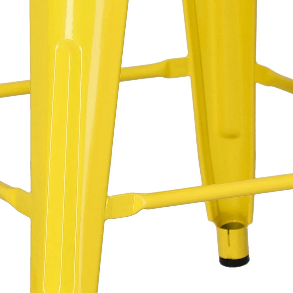 Hoker Paris 66cm żółty inspirowany Tolix