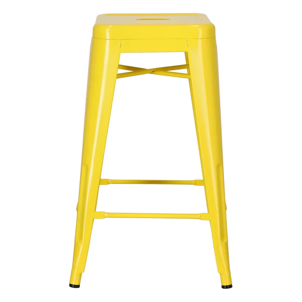 Hoker Paris 66cm żółty inspirowany Tolix