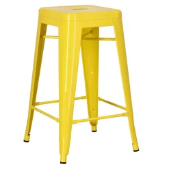 Hoker Paris 66cm żółty inspirowany Tolix