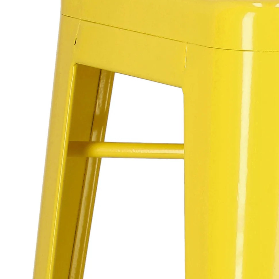 Hoker Paris 66cm żółty inspirowany Tolix