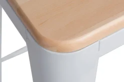 Hoker Paris Wood 65cm biały sosna natura