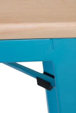 Hoker Paris Wood 65cm niebieski sosna naturalna