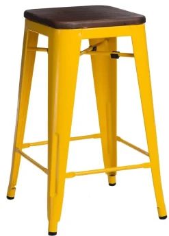 Hoker Paris Wood 65cm żółty sosna orzech