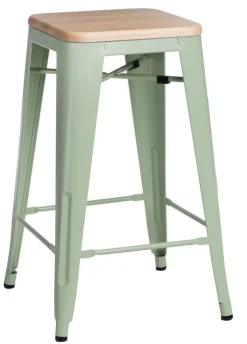 Hoker Paris Wood 75cm zielony sosna naturalna