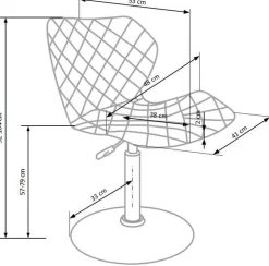Hoker Quiz obrotowy biały/czarny