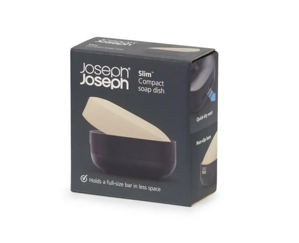 JJ-Mydelniczka kompaktowa Slim czarna