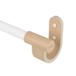 Karnisz Bellwood 107-305 cm naturalny/biały