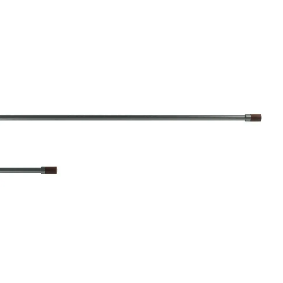 Karnisz Blok 91-183cm czarny mat