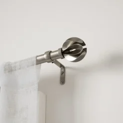 Karnisz Blossom 107-305cm czarny mat