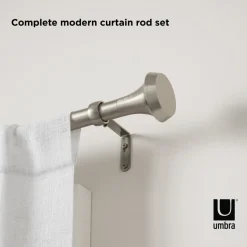 Karnisz Ella 183-366 cm nikiel