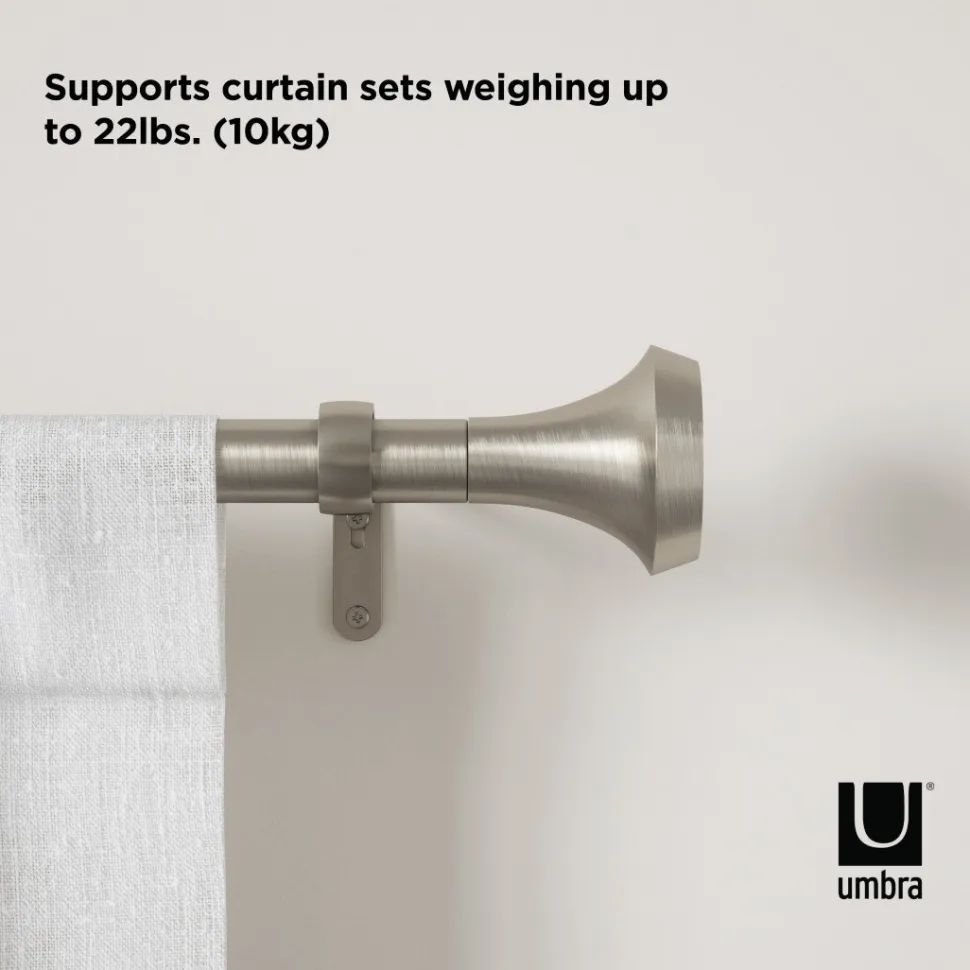 Karnisz Ella 183-366 cm nikiel