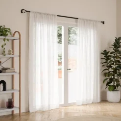 Karnisz Loop 107-305 cm czarny