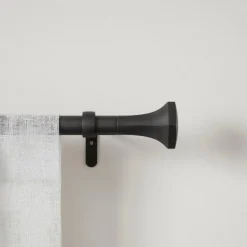 Karnisz Sita 91-183cm czarny mat