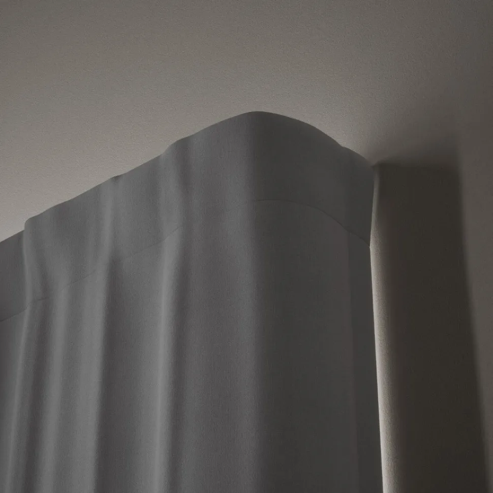 Karnisz Twilight 76-213cm nikiel do zasłon zaciemniających