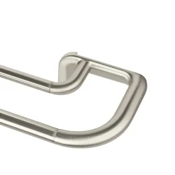 Karnisz Twilight podwójny 122-224cm nikiel do zasłon zaciemniających