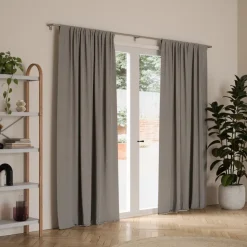 Karnisz Twilight podwójny 122-224cm nikiel do zasłon zaciemniających