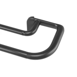 Karnisz Twilight podwójny 76-213cm czarny do zasłon zaciemniających