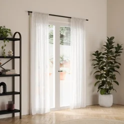 Karnisz Zen 81-162cm czarny mat