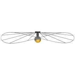 Kinkiet / Plafon ESKOLA 140 czarny