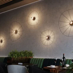 Kinkiet / Plafon ESKOLA 110 czarny