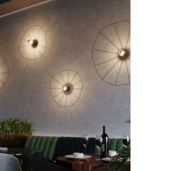 Kinkiet / Plafon ESKOLA 70 czarny