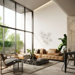 Kinkiet / Plafon SIRKEL 30 czarny