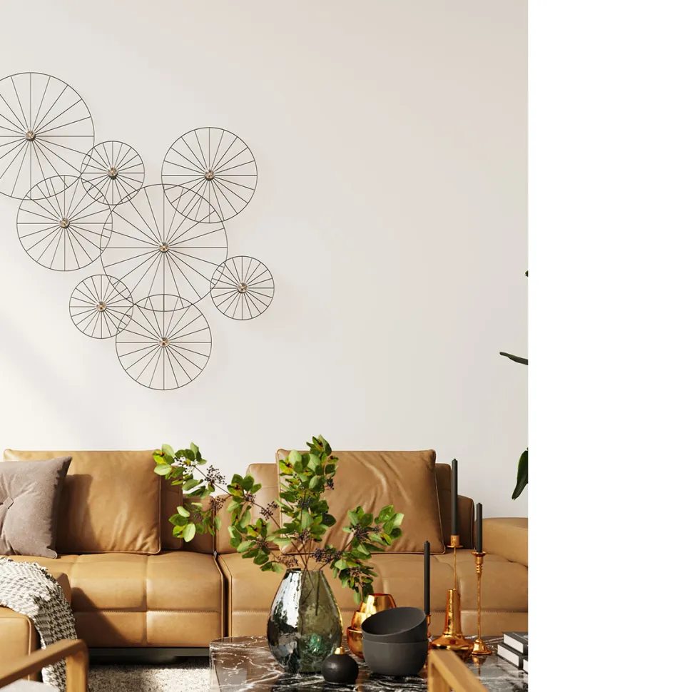 Kinkiet / Plafon SIRKEL 30 czarny