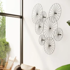 Kinkiet / Plafon SIRKEL 30 czarny