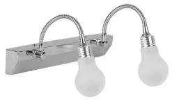 Kinkiet Acrylic LED # # 2x2W LED chrom biały