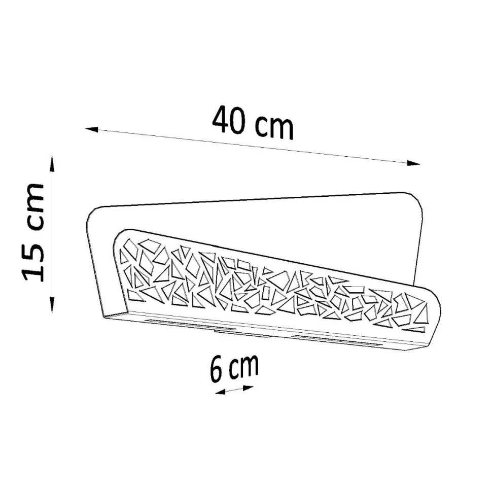 Kinkiet ALIZA biały