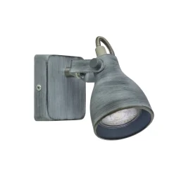 Kinkiet Ash 1x40W GU10 szary mat