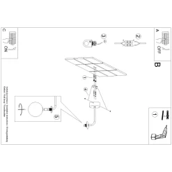 Kinkiet ASTRAL 1 biały