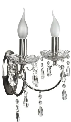 Kinkiet Aurora 2*40W E14 chrom