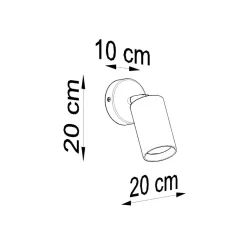 Kinkiet BERG naturalne drewno