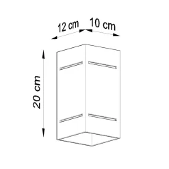 Kinkiet BLOCCO czarny