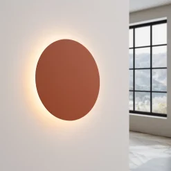 Kinkiet BORGEN ochra czerwona LED 3000K