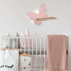 Kinkiet Butterfly lampa 5W LED 4000K iq  kids z przew różowy