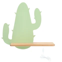 Kinkiet Cactus 2 lampa 4 LED 4000K iq kids z przew zielony