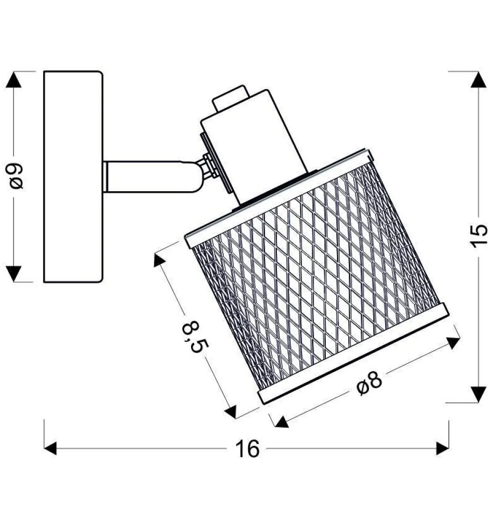 Kinkiet Canabera lampa kawowe złoto 1x40W E14 klosz bursztynowy